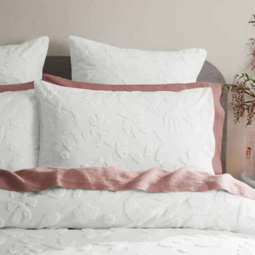 Danica Quilt Cover - Smoke Blue