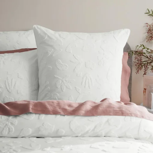 Danica Quilt Cover - Smoke Blue