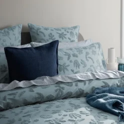 Danica Quilt Cover - Smoke Blue