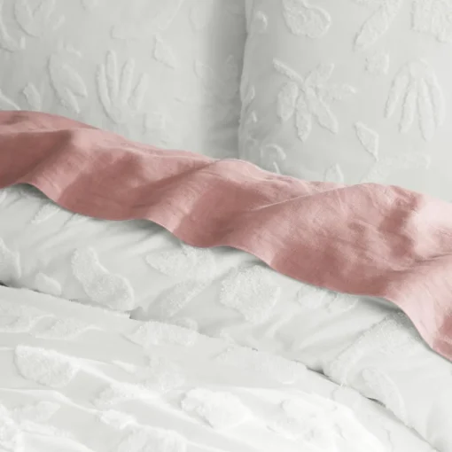 Danica Quilt Cover - Smoke Blue