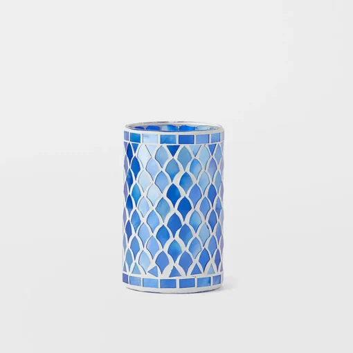 Deep Blue Mosaic - Dark Blue