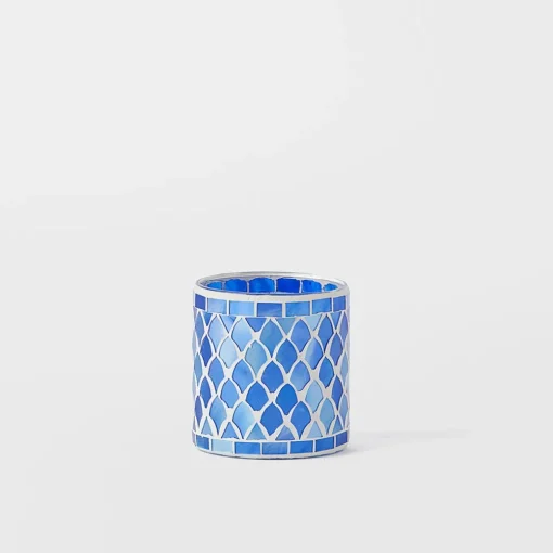Deep Blue Mosaic - Dark Blue