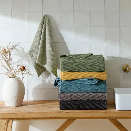 Devon Towel - Charcoal