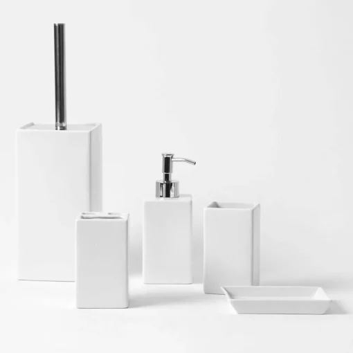 Dolomite Bathroom Accessories - White