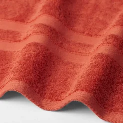 Egyptian Luxury Towel - Coral Red