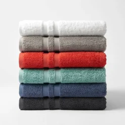 Egyptian Luxury Towel - Coral Red