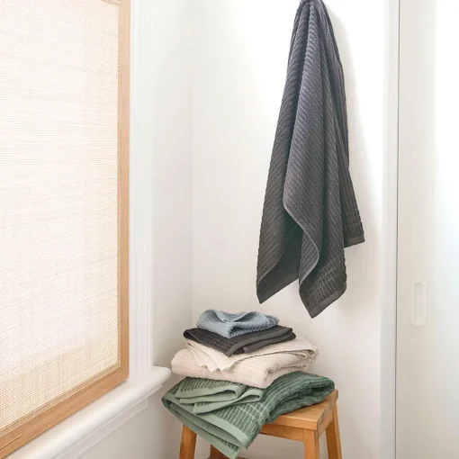 Egyptian Retreat Towel - Denim Blue