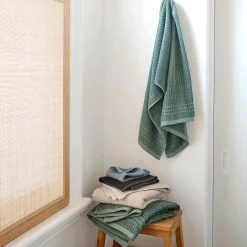 Egyptian Retreat Towel - Denim Blue