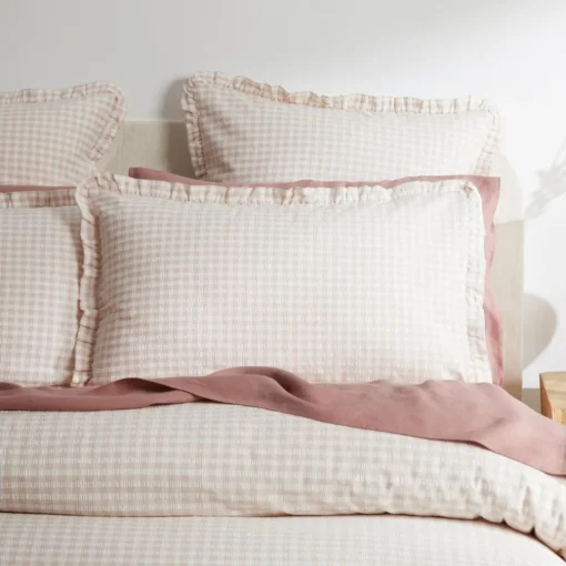 Eliza Quilt Cover - Blush