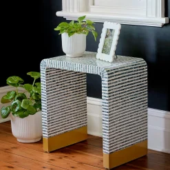 Ellery Side Table - Blue