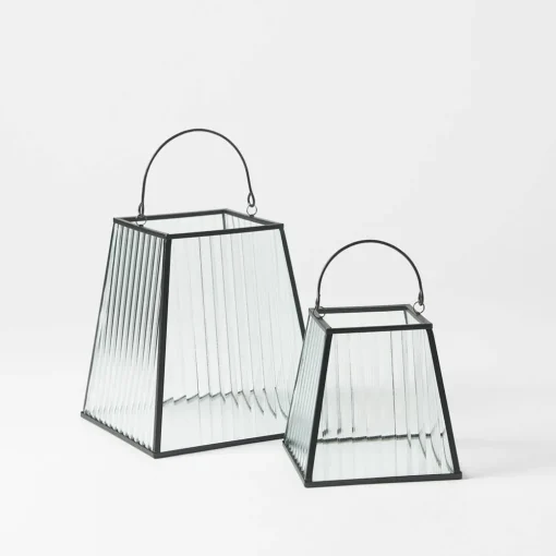 Elston Ribbed Candle Holders