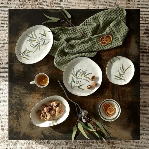 Eucalypt Dining - Ivory Green