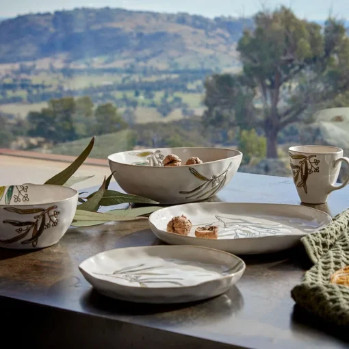Eucalypt Dining - Ivory Green