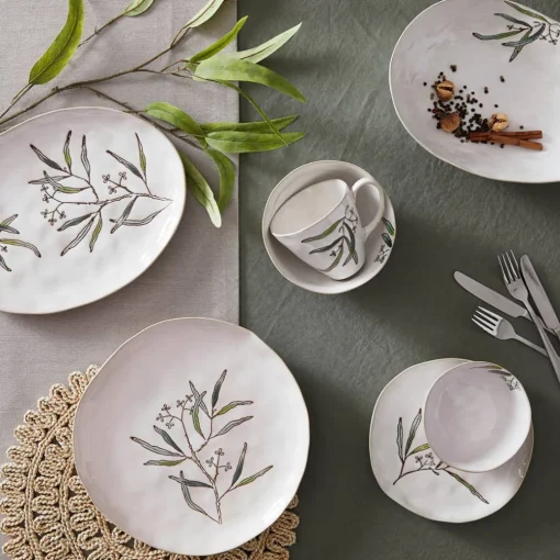 Eucalypt Dining - Ivory Green
