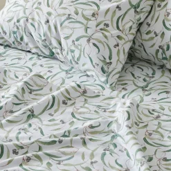 Eucalyptus Flannelette Sheet Set