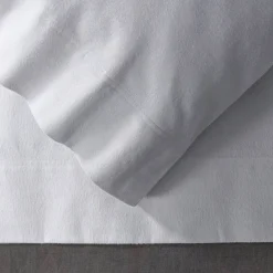 Flannelette Sheet Set - White