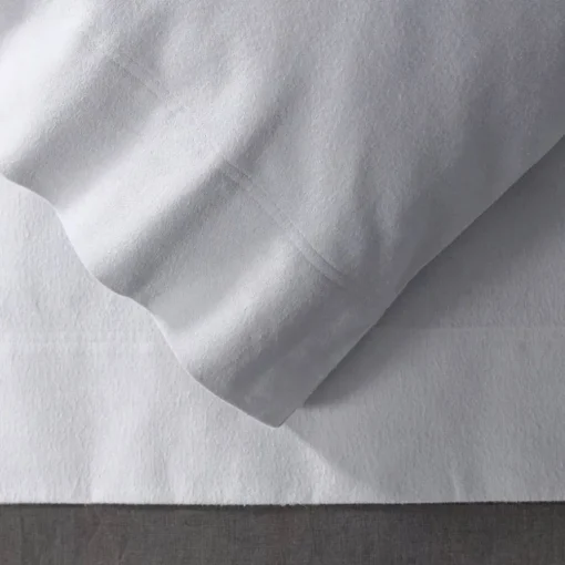 Flannelette Sheet Set - White