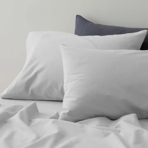 Flannelette Sheet Set - White