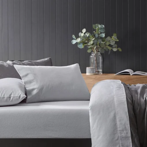 Flannelette Sheet Set - White