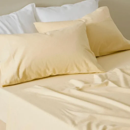 Flannelette Sheet Set - White