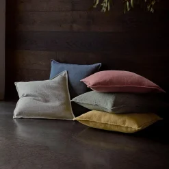 Flinders Linen Blend Cushion - Ink