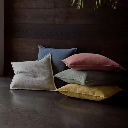 Flinders Linen Blend Cushion - Ink