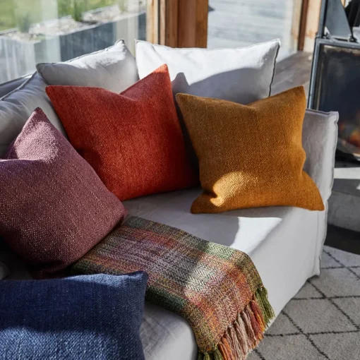 Flinders Linen Blend Cushion - Ink
