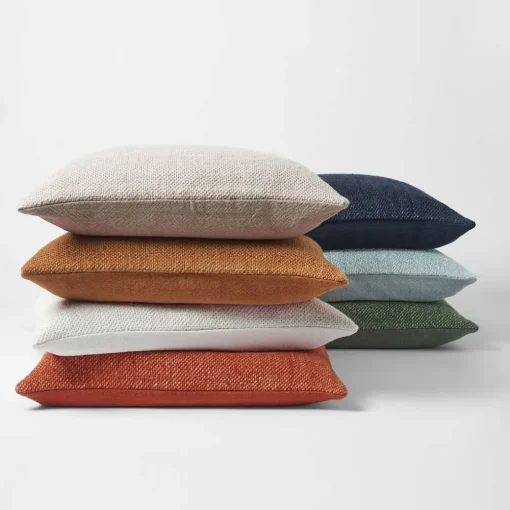 Flinders Linen Blend Cushion - Ink