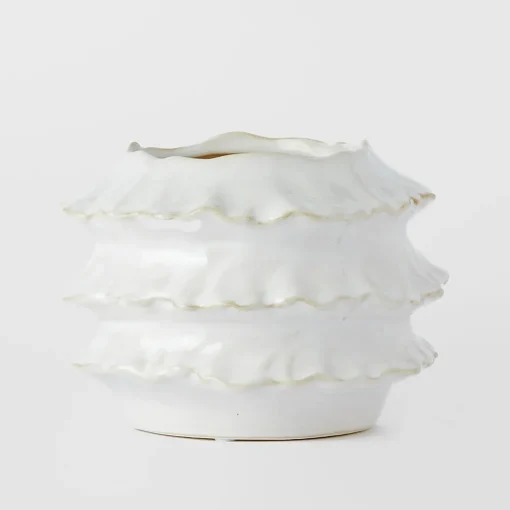 Frill Ceramic Vase Large