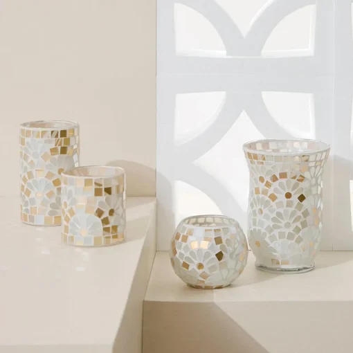 Gianna Mosaic Candle Holder
