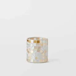 Gianna Mosaic Candle Holder