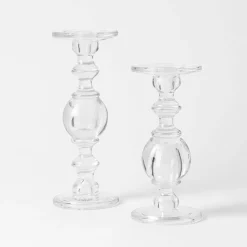 Glass Candle Sticks