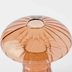Glass Mushroom Large - Amber