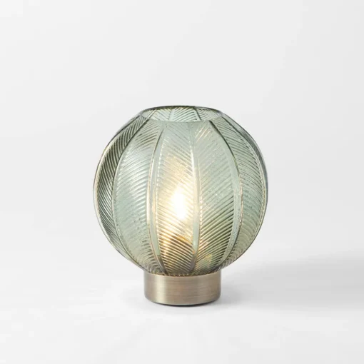 Greta Led Glass Lamp - Green