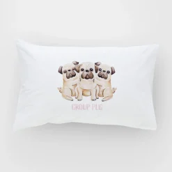 Group Pug Standard Pillowcase