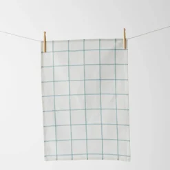 Hakea Tea Towel Set Of 3 - Turquoise
