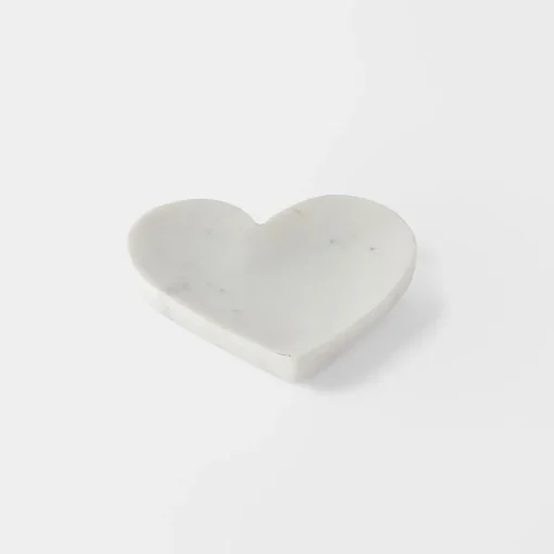 Heart Trinket Dish Marble