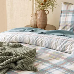 Hebden Reversible Flannelette Quilt Cover Set