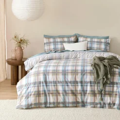 Hebden Reversible Flannelette Quilt Cover Set