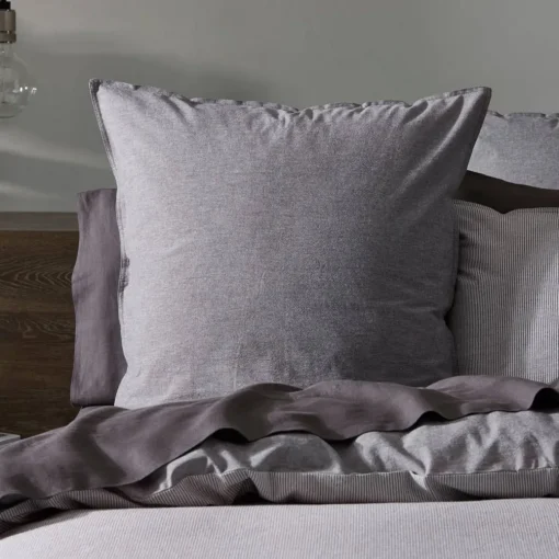 Hendry Quilt Cover - Charcoal