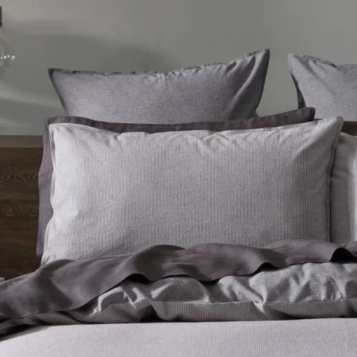Hendry Quilt Cover - Charcoal