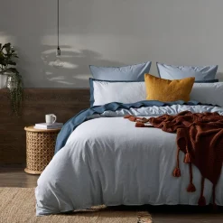 Hendry Quilt Cover - Charcoal