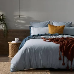 Hendry Quilt Cover - Charcoal