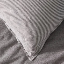 Hendry Quilt Cover - Charcoal