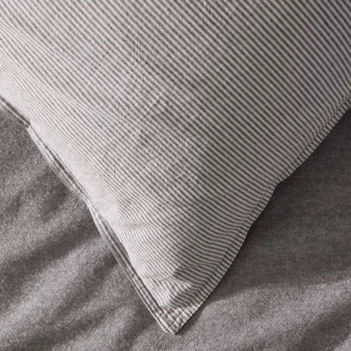 Hendry Quilt Cover - Charcoal