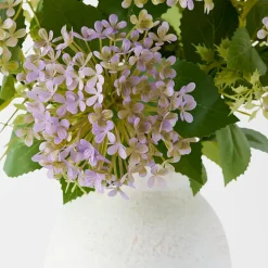 Hydrangea in Paper Mache Pot
