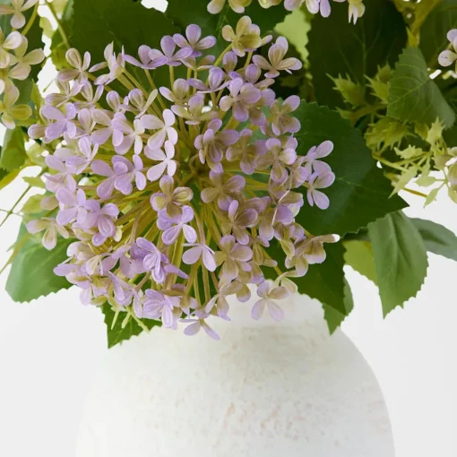 Hydrangea in Paper Mache Pot