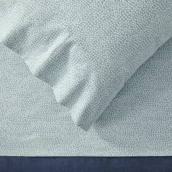Ikura Flannelette Sheet Set - Smoke Blue