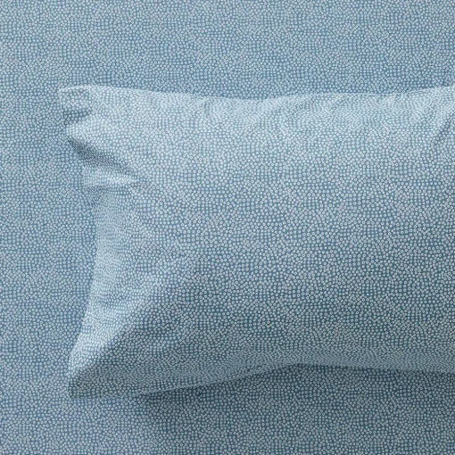 Ikura Flannelette Sheet Set - Smoke Blue
