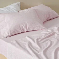Ikura Flannelette Sheet Set - Smoke Blue